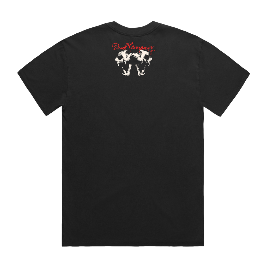 Dead Company | Coloured Tiger Faded Black T-Shirt