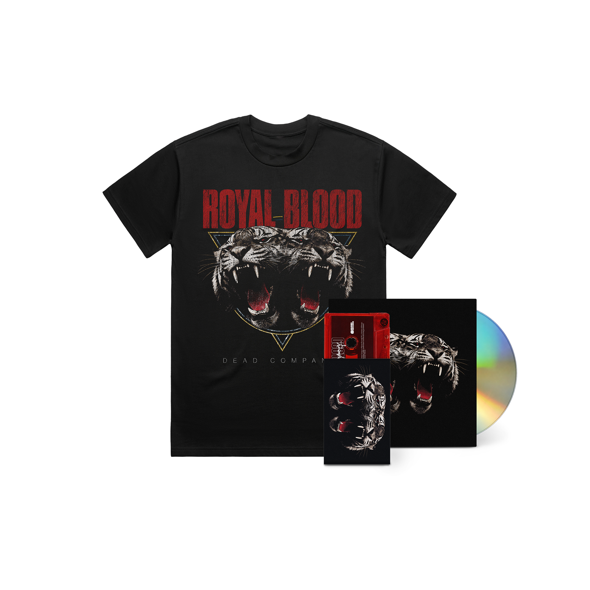 Dead Company | Shaped Cover Black T-Shirt + CD + Cassette
